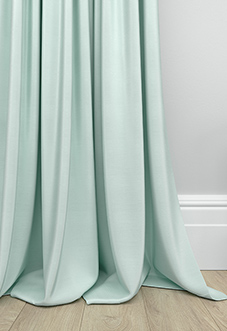 Akoya Faux Silk, Lustre Ice Blue - Made to Measure Curtains